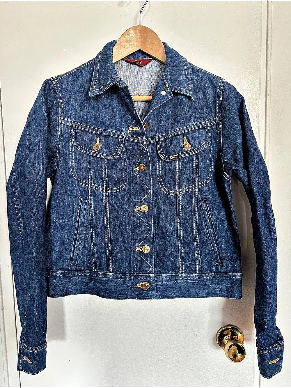 Lee Vintage Ms. Lee Denim Trucker Jacket Women's Size 9